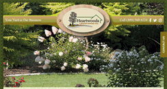 Desktop Screenshot of heartwoodslandscaping.com
